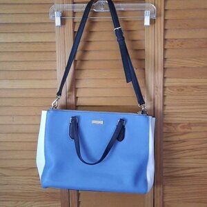 Kate Spade Blue and White Crossbody Bag
